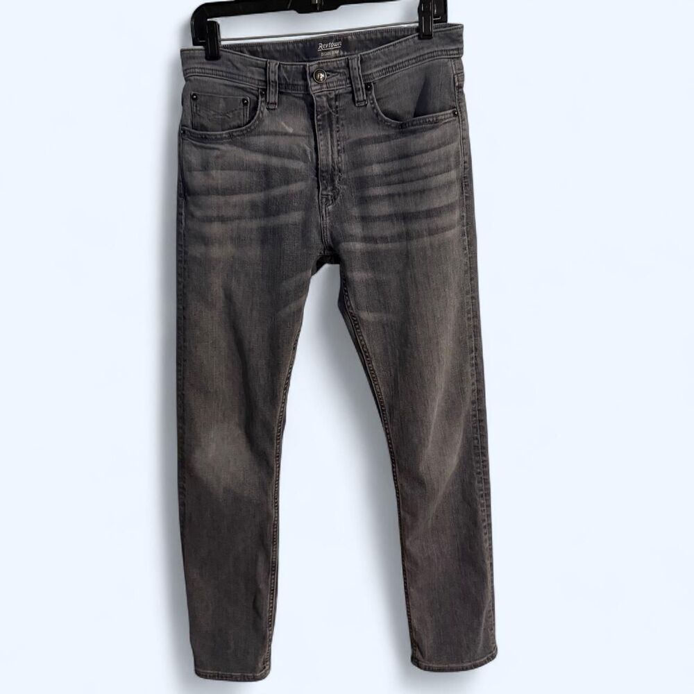 👖 Revtown Decade Denim Steel Grey Stretch Jeans 31x30